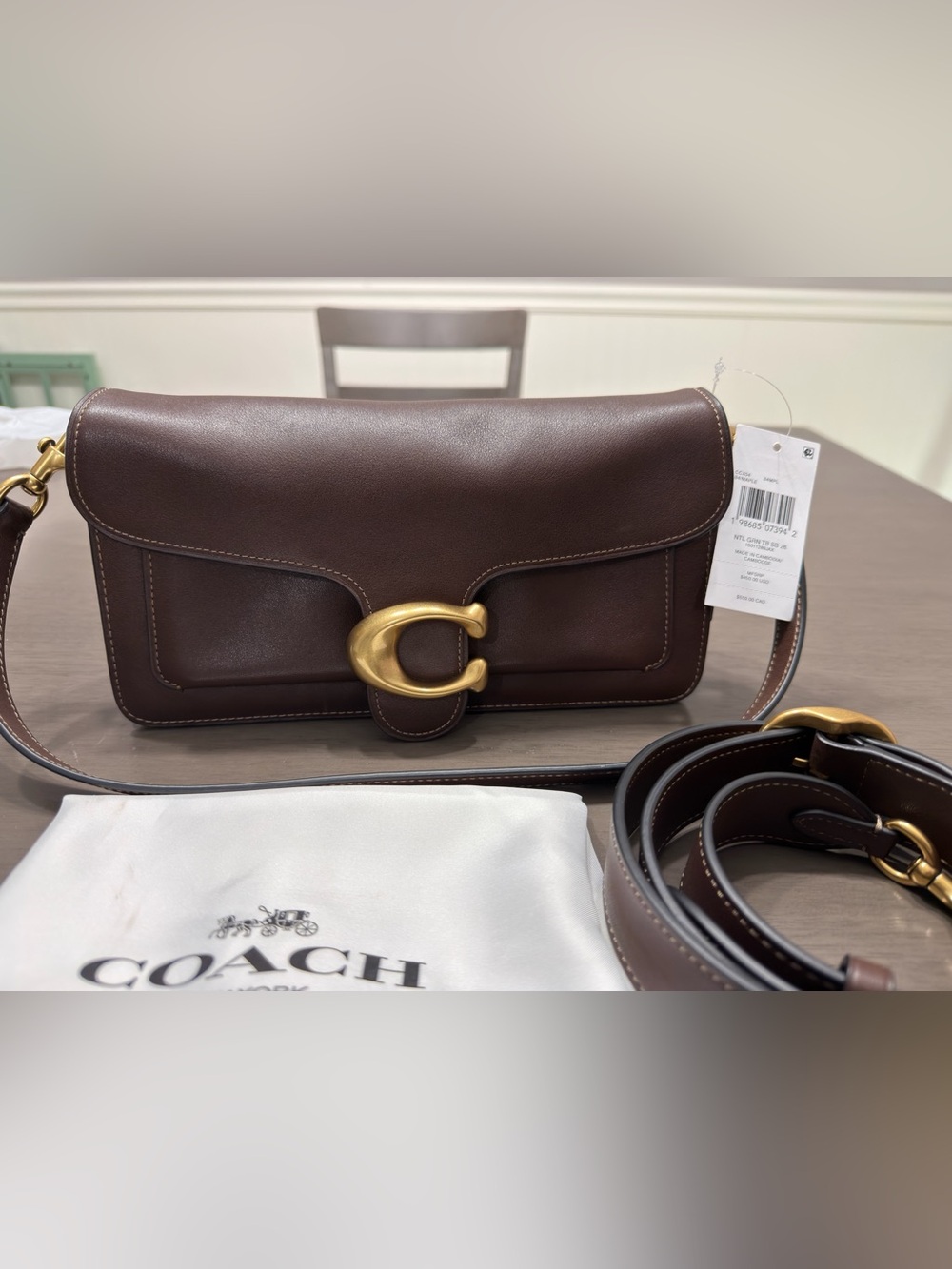NWT coach soft tabby 26